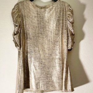 Metallic Gold Top